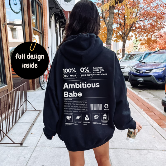 Ambitious Babe Definition Hoodie