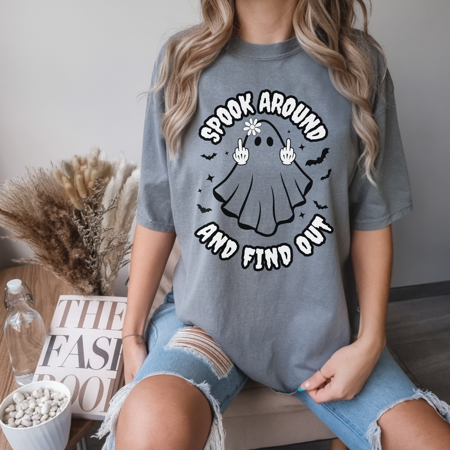 Spook Around And Find Out Oversized Tee